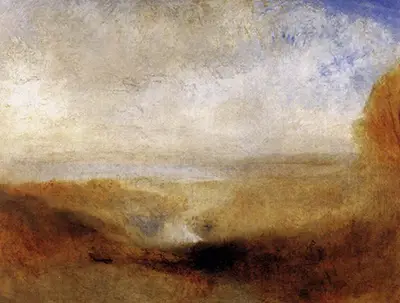 Landscape with a River and a Bay in the Background William Turner